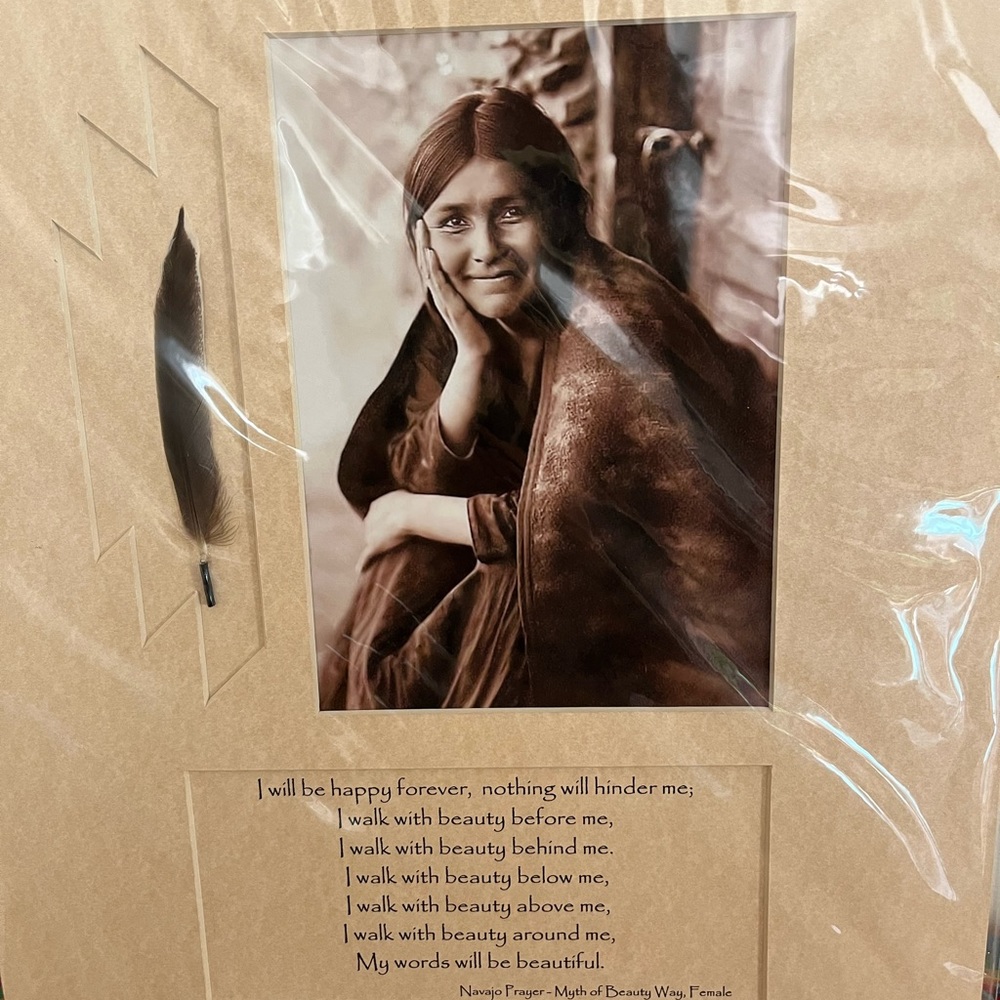 A Navajo Smile by Edward Curtis